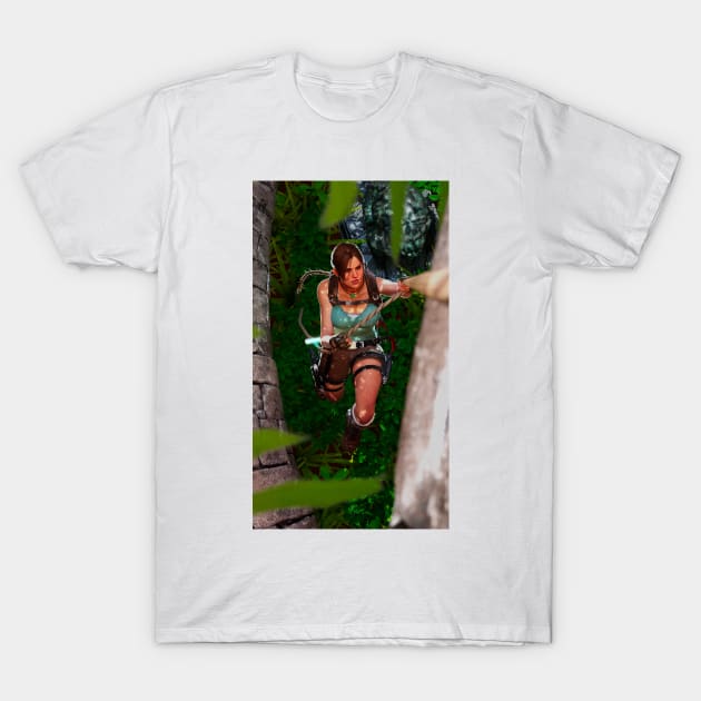 Lara Croft next generation T-Shirt by James-Cr